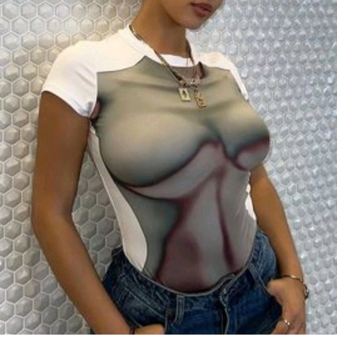 Fashion O-Neck Short Sleeve T-Shirts